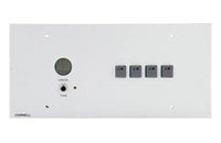 Cornell A-1004 Security Panel 4-Zone Master Door Monitor, 6″x13″, Gray Anodized Aluminum