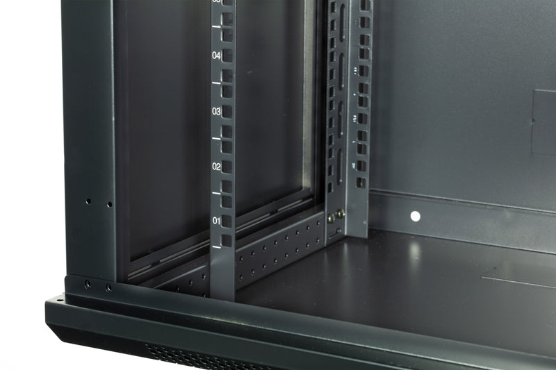 Networx WMC-S101-18U 18U Wall Mount Cabinet - 101 Series, 18 Inches Deep, Flat Packed