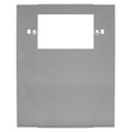 Hubbell HBL6747C1GY HBL6750 Series 1-Gang Metal Raceway Device Cover Plate, Gray