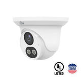 Uniview IPC3615LB-AF28K-DL-BK 5MP Dual-Light Fixed Turret Camera w/ Mic, Black