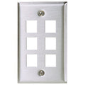 Hubbell SSF16 Wall Plate, Stainless Steel