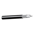 West Penn 812BK1000 RG58/U Stranded Non-Plenum Black Coaxial Cable, 1000'