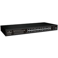 UltraTech 0E-24PRTMAN 28-Port Gigabit L2 Managed PoE Switch