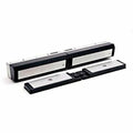 DynaLock 3121C-G2 Double Electromagnetic Lock Delayed Egress Outswing Gen 2, Satin Aluminum Clear Anodized