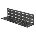 Hubbell HBTTS8BK Wallplate, Accessories Termination Support 8-Tray, Black