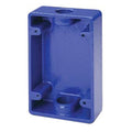 SDC 491-BB Blue Surface Mount Back Box 5-1/4" 3-1/4" 1-1/2", for 491 Emergency Break Glass Station