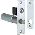 SDC 160IV Conventional Direct Throw Mortise Electric Bolt Lock, Auto-Relock, Failsafe, Dull Aluminum