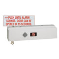 SDC 1511SNAKVE ExitCheck Series Single Integrated Delayed Egress Lock, Surface Mount, 1650 lb, Voice, Tone and Digital Annunciator, Low Power Consumption, Energy Saver, Dull Aluminum