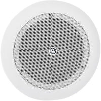 AtlasIED DLS4 4" In-Ceiling Full Range Speaker with 8W 70V, 100V Transformer and Press Fit Grill