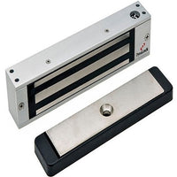 DynaLock 2585-DSM 2500 Series 650 lb Single Bantam Mini Electromagnetic Lock for Outswing Door with Door Status Switch