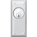 SDC 801ALN 800AL Series Vandal Resistant Narrow Key Switch, 1-3/4 1/4" Aluminum Plate, AA (on-off) SPDT, Amp
