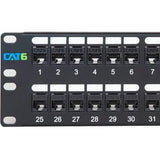 ICC ICMPP48C61 CAT6 48-Port Feed-Through Patch Panel, 1U RMS (Copy)