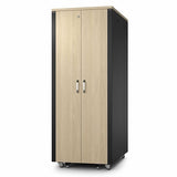 APC AR4038LA NetShelter Soundproof Server Rack Enclosure, 120V, Maple