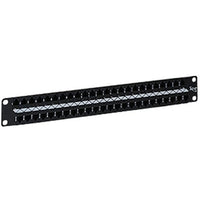 ICC ICMPP48C61 CAT6 48-Port Feed-Through Patch Panel, 1U RMS