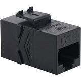 ICC IC107C6CBK CAT6 RJ45 Keystone Coupler for HD Style, 25-Pack, Black