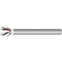 West Penn AQC430 Blueseal Line 500' Audio Shielded Cable, 22/2, BC, Gray