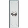 SDC 451NV Vandal-Resistant Push Button Switch, Single Gang, Alternate Action On/Off, Dull Aluminum