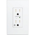 Linear WO15EMZ5-1 GoControl Z-Wave Plus Single Wall Outlet, Remote On/Off Control, White