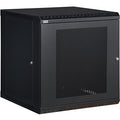 Kendall Howard 3142-3-001-12 12U LINIER Fixed Wall Mount Cabinet with Vented Door, Black