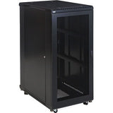 3107 Series 27U LINIER Server Cabinet, Vented Doors, 36" Depth, Black