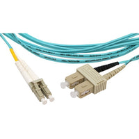 OCC D8LC-SC-1M Fiber Optic Jumper, Singlemode LC-SC, Duplex, 1m, Yellow