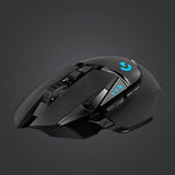 Logitech 910-005565 G502 Lightspeed Wireless Gaming Mouse, Black - Case of 4