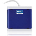 HID R50270001 OMNIKEY 5027 Contactless High Frequency 13.56 MHZ Keyboard Emulation Smart Card Reader, Dark Blue