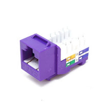Dynacom 10606K-PR CAT 6 Modular Jack, Purple