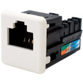 OCC UMJA601 UMJ CAT6 Jack, Universal 568A/B Wiring, Office White