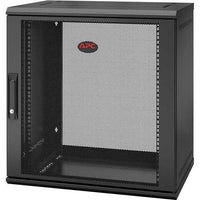 APC AR112SH4 NetShelter 12U Wall Mount Rack Enclosure Cabinet Single Hinged Switch Depth