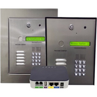 Pach and Co Q7000VOIP Quantum 250-Tenant Browser Based VoIP Telephone Entry System, 600-Cards/Codes, Surface Mount