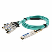 AddOn ADD-Q28ARS28CI-O3M Arista Networks® AOC-Q-4S-100G-3M to Cisco® SFP-25G-AOC3M Compatible TAA Compliant 100GBase-AOC QSFP28 to 4xSFP28 Direct Attach Cable (850nm, MMF, 3m)