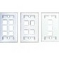 OCC DPSK0601 Faceplate, Double, 6 KMJ, White