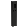 PEDESTAL 106CAB-SEAT-01-304 54" Steel Combo Pedestal - Aiphone IX-DVF and 2 single gangs