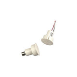 Edwards Signaling 1076-M Recessed Steel Door Magnetic Contact with Wire Leads, 1" Diameter, SPDT, 1/2" Gap Size, Single Pole-Double Throw, Brown