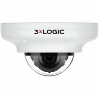 3xLOGIC VX-5M28-MD-IAW-S1TB VISIX 5MP IR Indoor/Outdoor Vandal Proof Mini-Dome Camera with 1TB SD Card, True WDR, 2.8mm Fixed Lens