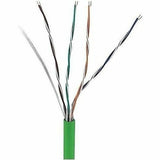 ADI PRO 0E-CMR6GNR CAT6 23/4 Solid BC Cable, Unshielded UTP, Riser CMR, FT4, 1000' (304.8m) Express Box, Green