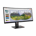 Lenovo 64AEGAR1US ThinkVision T34WD-40 34" Class UW-QHD Curved Screen LED Monitor - 21:9 - Eclipse Black