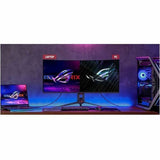 ASUS ROG Swift PG34WCDN 34" Class UW-QHD Curved Screen Gaming OLED Monitor - 21:9 - Dark Gray