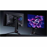 ASUS ROG Swift PG34WCDN 34" Class UW-QHD Curved Screen Gaming OLED Monitor - 21:9 - Dark Gray