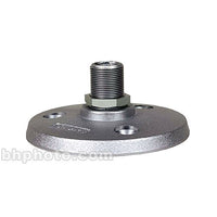 Shure A13HD Heavy-Duty Mounting Flange for Gooseneck and Shaft Microphone Mounts (Matte Silver)
