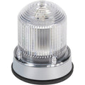 Edwards Signaling 125LEDFR24D 125LED Series Standard Flashing LED Beacon for NEMA 4X Applications Gray Base, Red, 24V DC, 0.060A