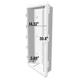 Legrand On-Q ENP3050NA Plastic Enclosure with Trim Ring & Hinged Cover, 30 Inch