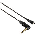 Shure WA307 Right-Angle 1/4" Instrument to TA4F Cable for Shure Transmitters (3')