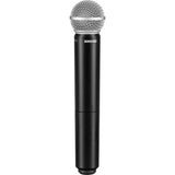 Shure BLX288/PG58 Dual-Channel Wireless Handheld Microphone System with PG58 Capsules (H9: 512 to 542 MHz)