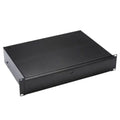 Sanus CADR2-B1 Component Series 2U Economy Sliding Rack Drawer, 3.5" Deep, Black