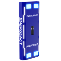 Pedestal Pro 156STA-DOOR-01-ALU BLH Lite Wall Station - DoorBird D1101V (Flush)