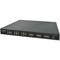 ComNet CNGE24FX12TX12MS 24-Port Hardened Managed Ethernet Switch, 12V