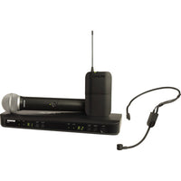 Shure BLX1288/PGA31 Dual-Channel Wireless Combo Headset & Handheld Microphone System (J11: 596 to 616 MHz)