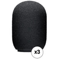 Shure A7WS Broadcast-Style Windscreen for SM7, SM7A, and SM7B (3 Pack)